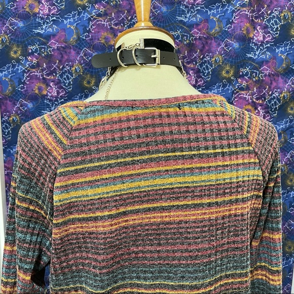 🌈 Lovely cozy striped top - Picture 6 of 11
